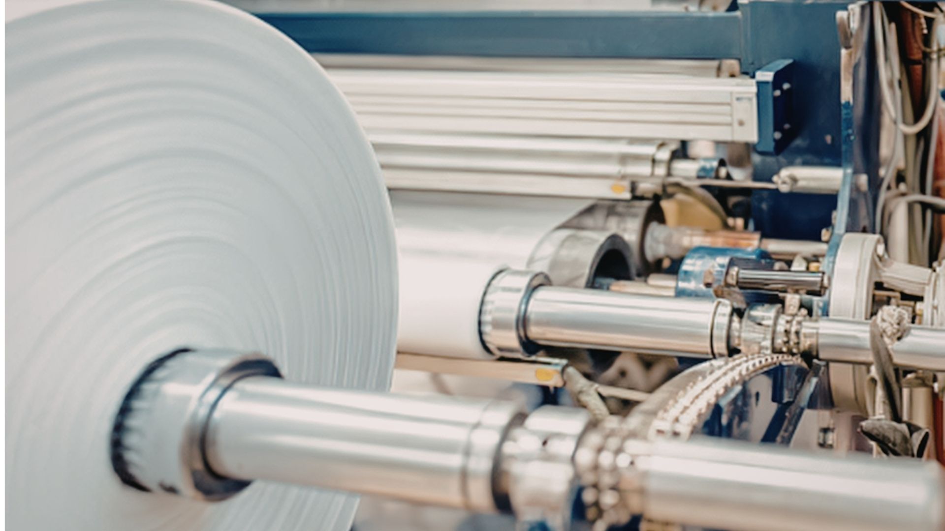 Industrial stainless-steel milling and extraction machinery in operation